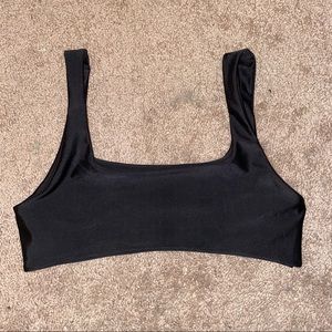 NWOT Shein black bikini top
